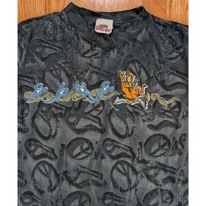 Vintage Scooby Doo Shaggy T-Shirt Cartoon Network Medium 1997 All Over Print